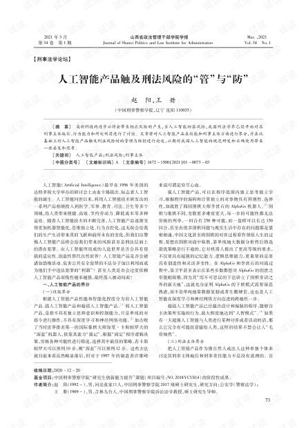 人工智能產(chǎn)品觸及刑法風(fēng)險的管與防 法律框架與技術(shù)路徑探析